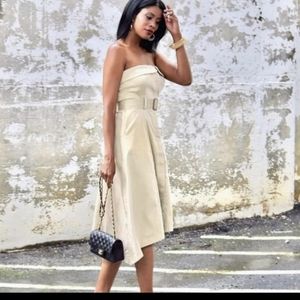 Banana Republic assymetrical utility dress